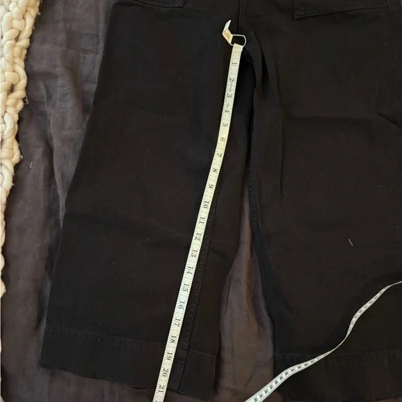 Black Wide Leg Pants Elegant Women's - Picture 7 of 8